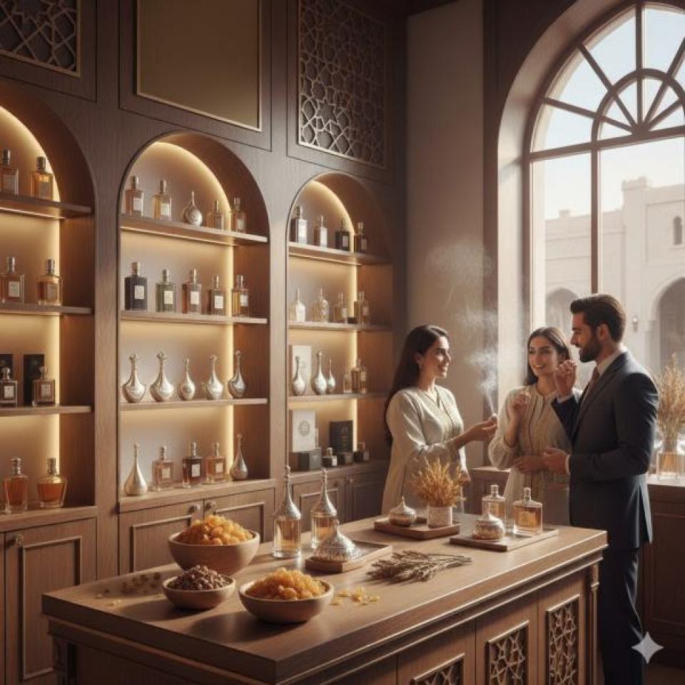 العطور العمانية تضيف لمسة خاصة ليومك، جربوا رائحة اللبان وجمال الذكريات في كل رشة!
