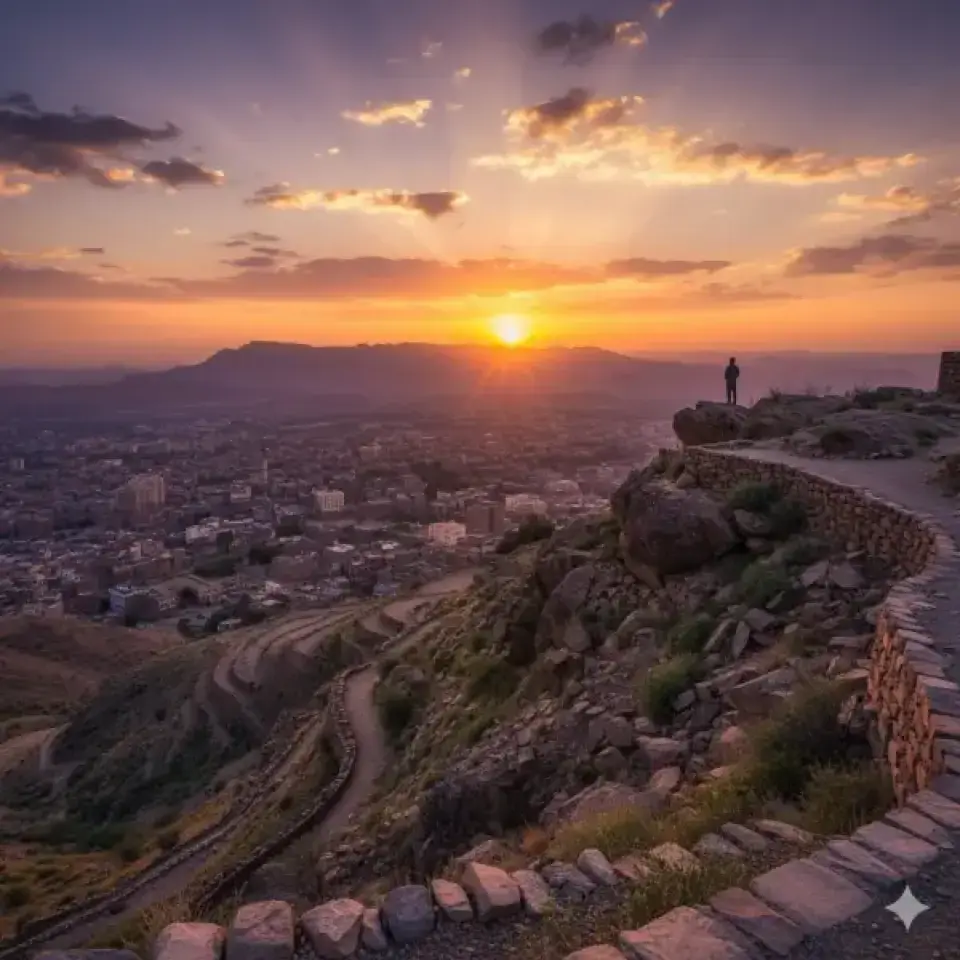 منظر الغروب من جبل النبي شعيب في صنعاء يأسر القلب ويوحي بالسكينة. الطبيعة اليمنية جمالها لا يُضاهى، وكل زاوية فيها قصة تروى. هل جربت تتأمل الغروب من مرتفع؟
#جمال_اليمن #لحظات_غروب
