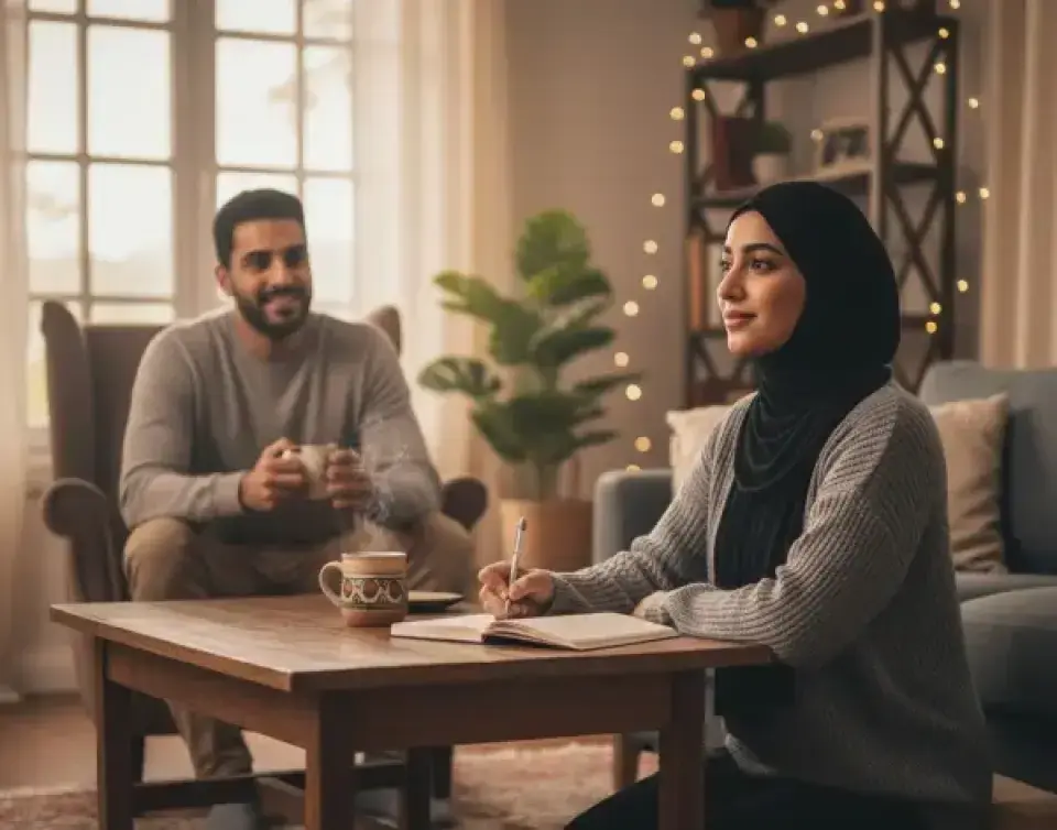 كلنا نمر بضغط أو قلق بسيط، جرّب تكتب أفكارك في ورقة أو تمشي لمدة عشر دقائق. أحياناً مشاركة الهم مع شخص قريب تخفف كثير. وش طريقتك لتفريغ القلق؟ ☕📝 #راحة_البال