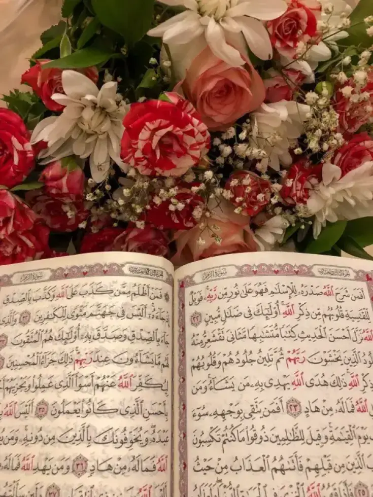 #اليــــــ♥ــــــمن#
🌹صباحـــــ💫الخيــــر🌹
"واغسل بهِ قلبًا يُنازعهُ الهوا..
لا ترضي فيهِ قلائلَ الأوقاتِ

واصبر فإنكَ في معيةِ المولا..
واخذِ كتاب اللـــه بقوةٍ وثبـاتِ♥️".